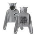 thumbnail image 1 of Joji SMITHEREENS Cat Ear Hoodie Womens Girls Sweatshirts Hip Hop Hoodies, 1 of 1