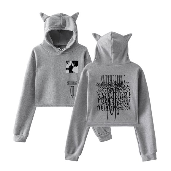 Joji SMITHEREENS Cat Ear Hoodie Womens Girls Sweatshirts Hip Hop Hoodies