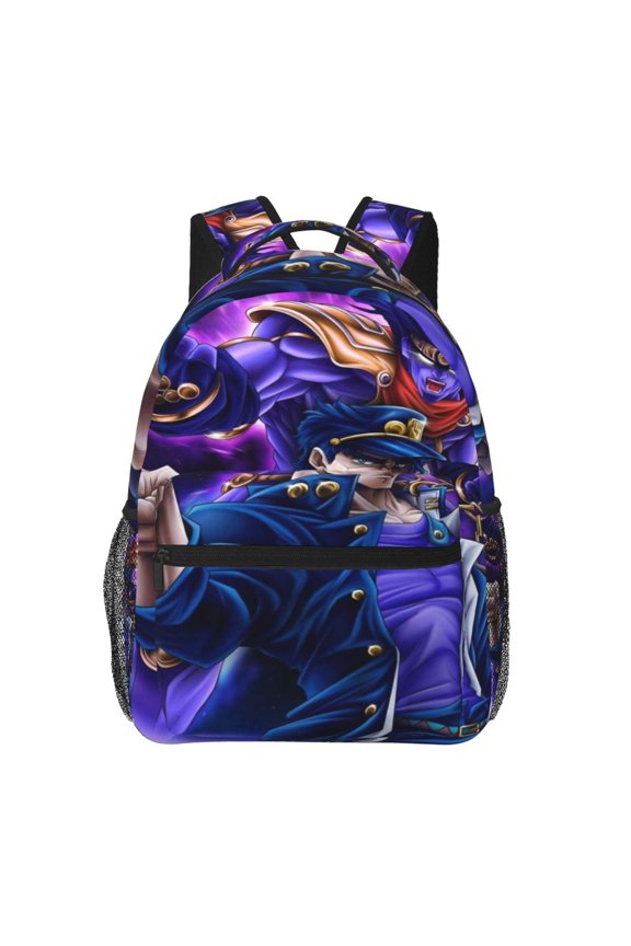 Jojo Bizarre Adventure Backpack Cute Cartoon Lightweight Backpacks Portable Outdoor Travel