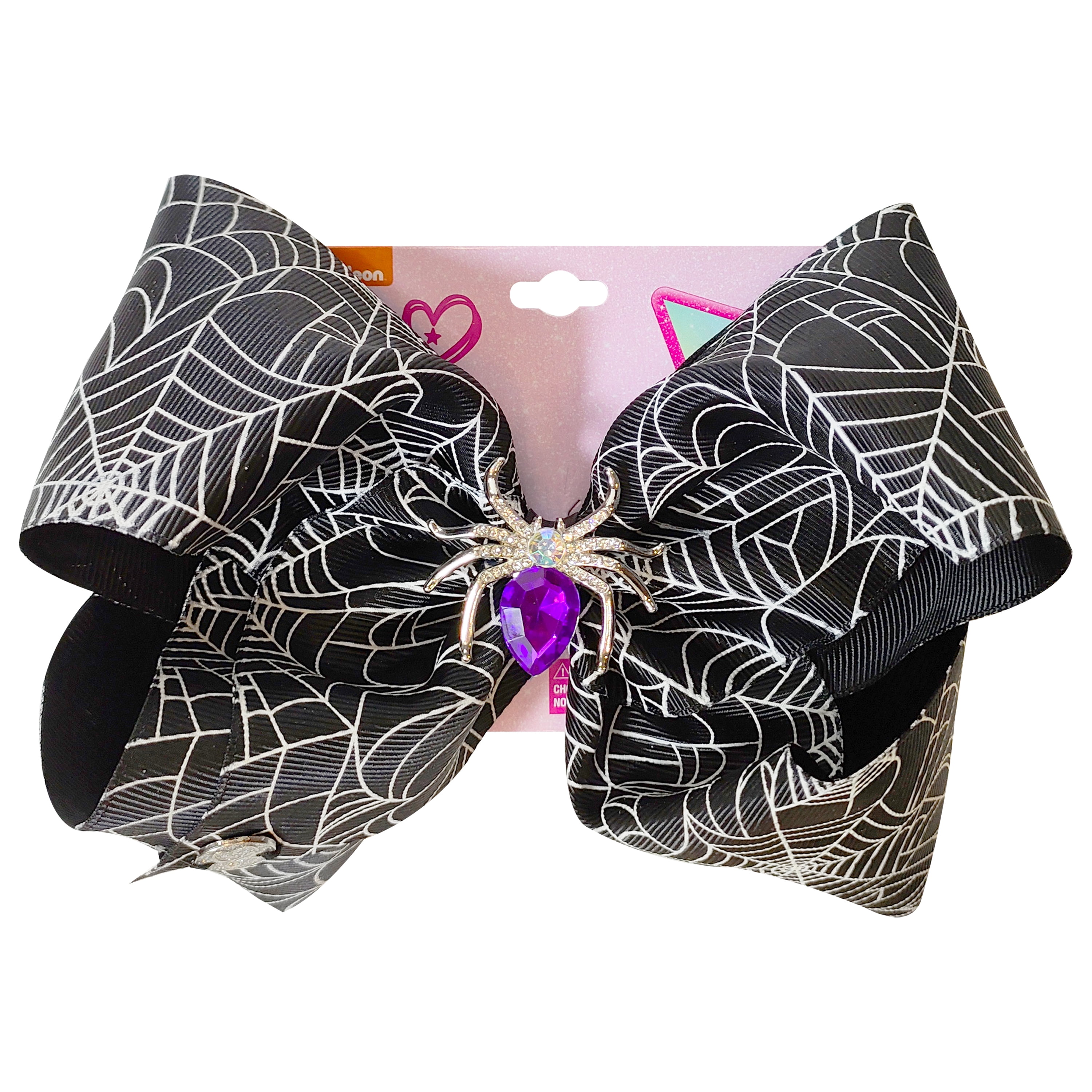 JoJo Siwa Girls Halloween Spiderweb Hair Bow - Walmart.com