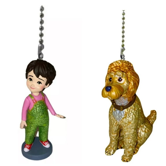 Jojo Jo Clancy & Frenchy Puppy Pvc Figure Fan Lamp Light Pull Chain Fancy Nancy