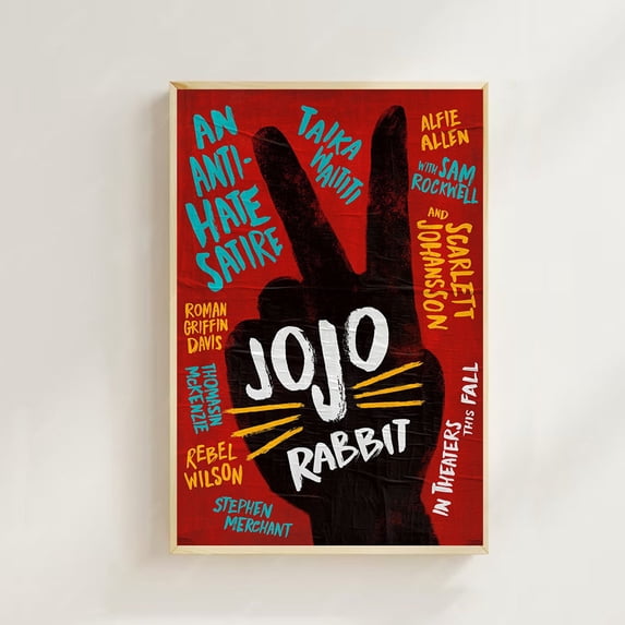 Jojo Rabbit Movie Vintage Wall Art Prints, Film Fan Collection, Movie ...