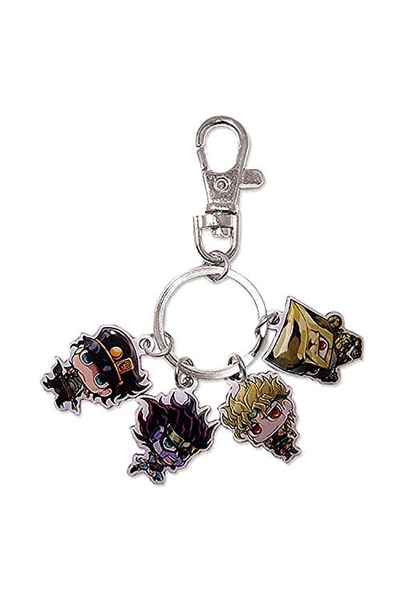 Jojo'S Bizarre Advanture - Group Sd Metal Keychain