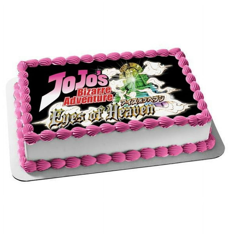 Jojo'S Bizarre Adventure Eyes Of Heaven Anime Animated Tv Show Series  Cartoon Edible Cake Topper Image ABPID53369