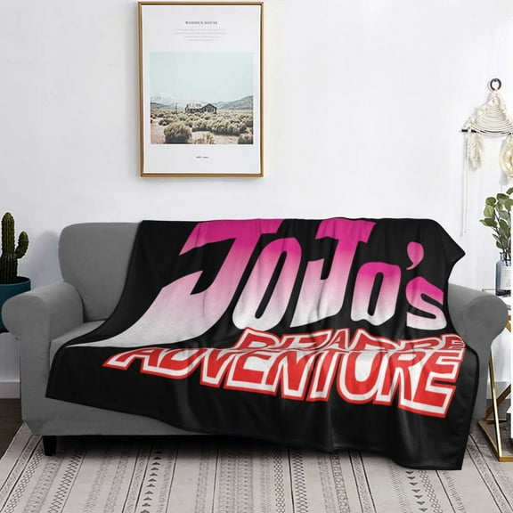 Jojo'S Bizarre Adventure Flannel Blanket Funny Ultra-Soft Micro Warm Throw Blanket Fleece Blanket Interesting Gift 40"X30"