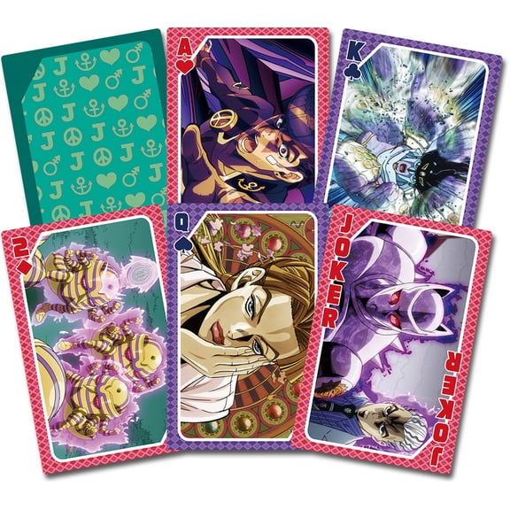 Jojo S3 - Second Half Group Screenshot Playing Cards