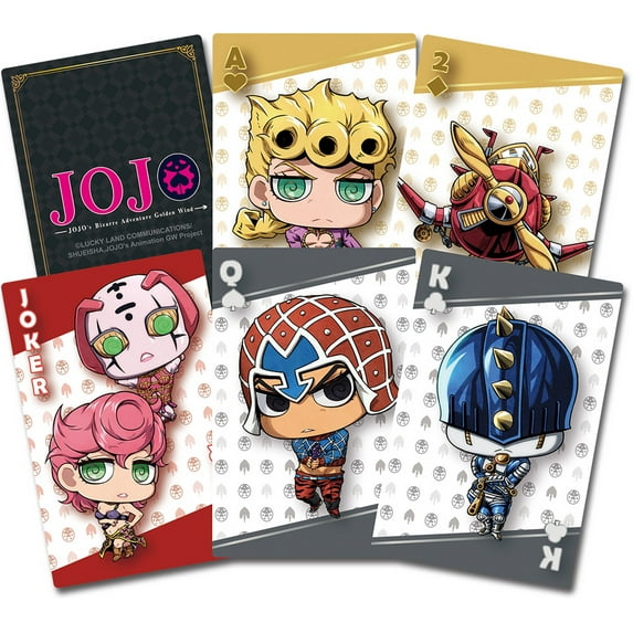 Jojo S4 - Big SD Group Playing Cards