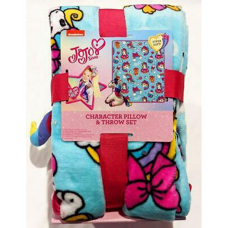 Jojo Siwa 13 Unicorn Character Pillow Blue 40