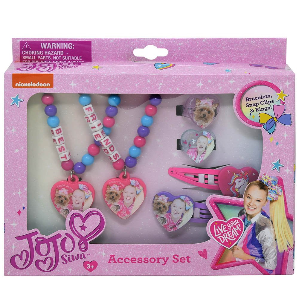 Amazon.com: JoJo Siwa 2 Pack BFF Necklace On Card Pretend Play Toys  Multicolor : Toys & Games