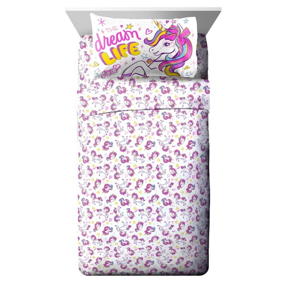 Jojo Siwa Dream Unicorn Kids Bed Sheet Set