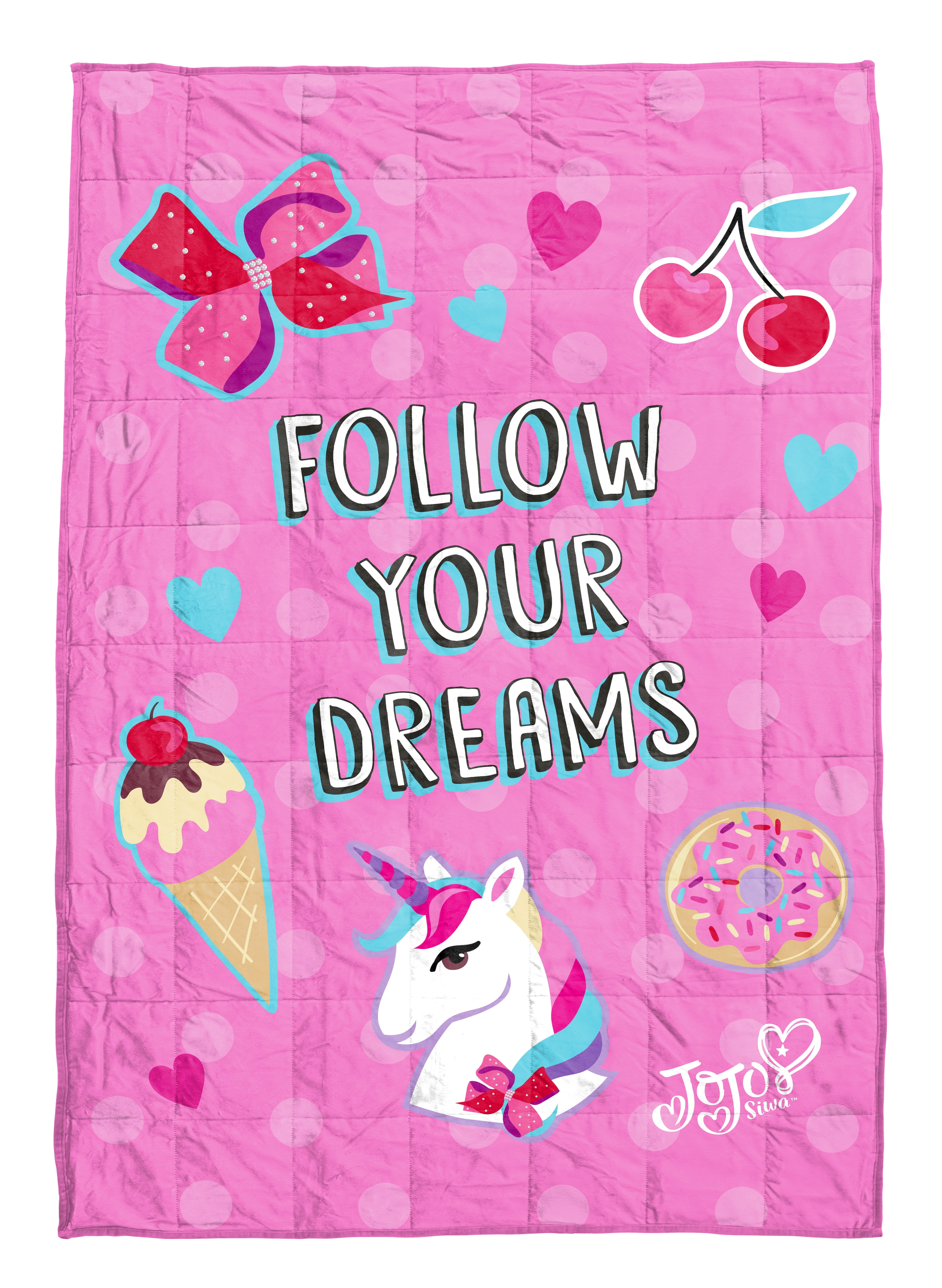Jojo Siwa Follow Your Dreams Weighted Blanket