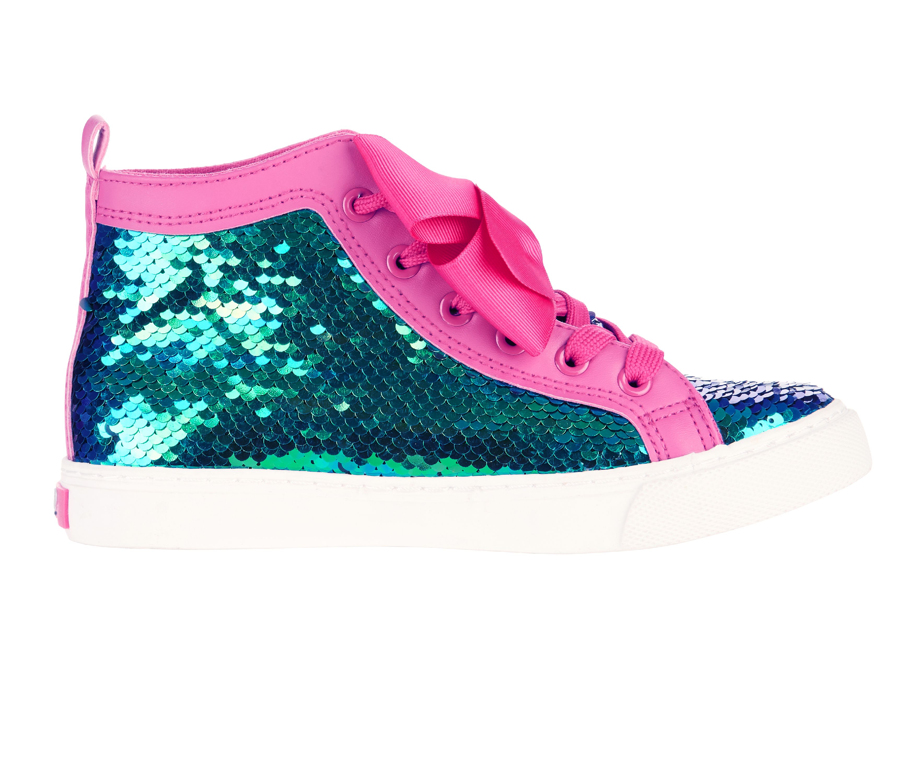 Jojo Siwa Girl's Sequin High Top Sneaker With Bow - image 1 of 8