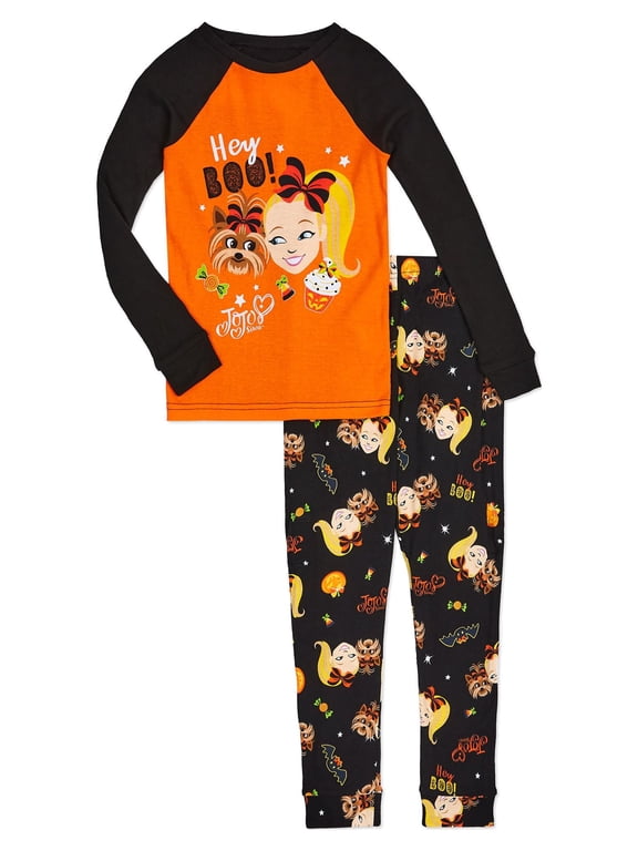 Girls Halloween Cotton Pajama, 2 piece Set, Sizes 4-10