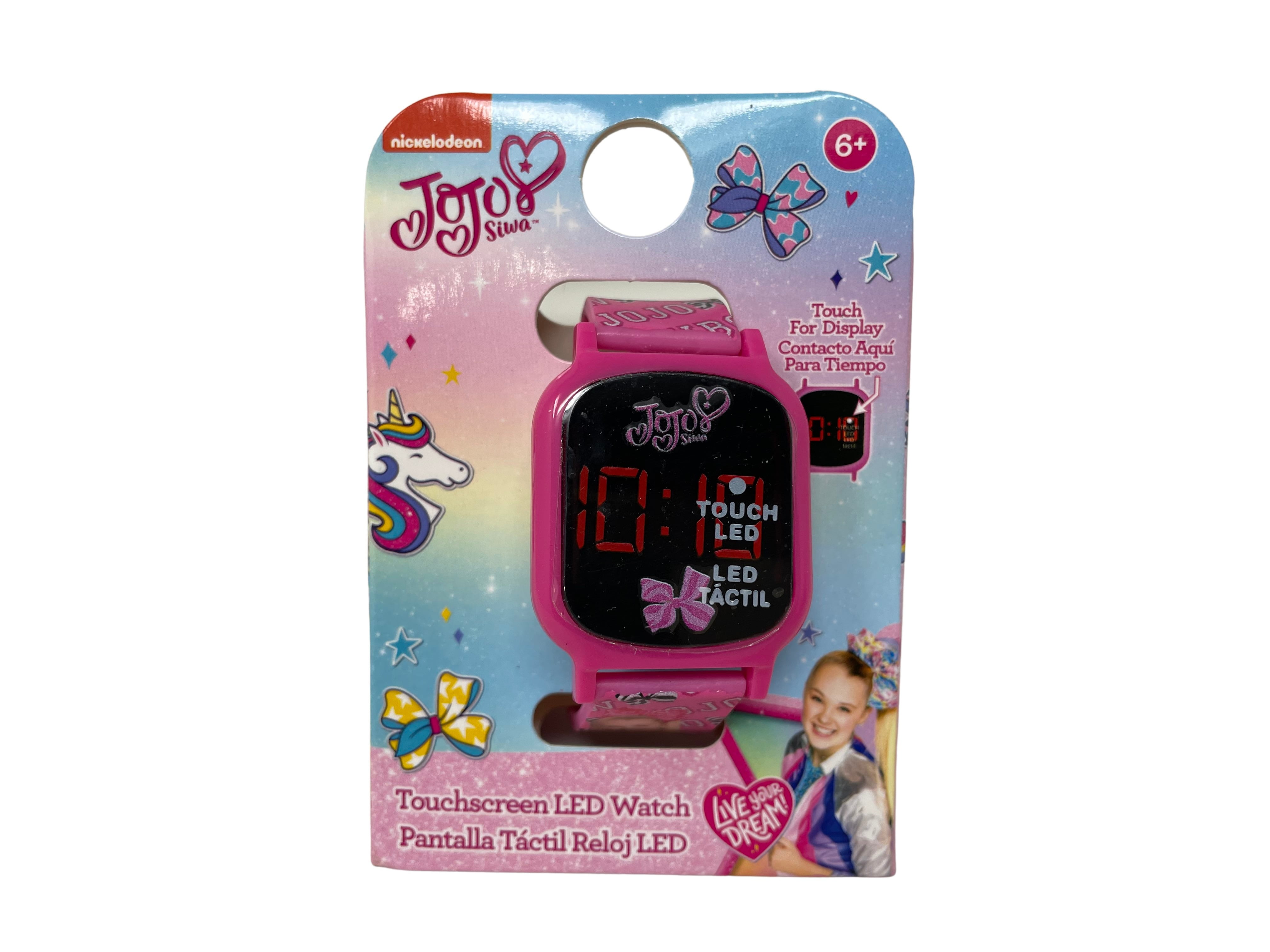 Jojo Siwa Girls LED Display Digital Touch Screen Watch for Kids