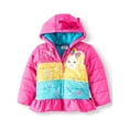 thumbnail image 1 of Jojo Siwa Girls' Winter Jacket Winter Coat with Bow, Pink, 1 of 2
