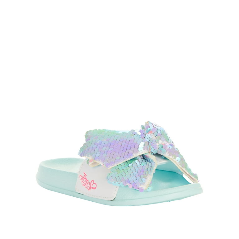 Jojo Siwa Girls Unicorn Bow Slide Sandals Walmart