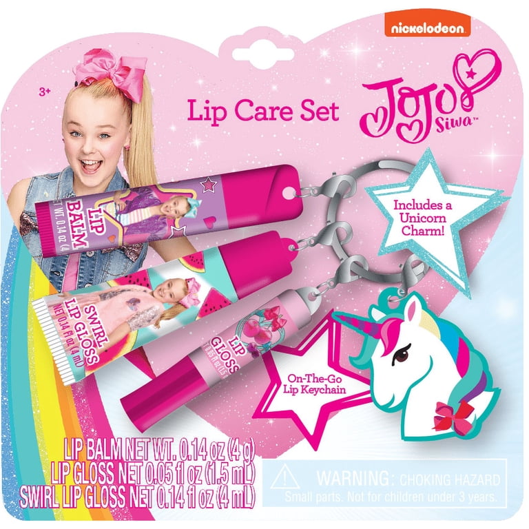 JoJo Siwa Lip Gloss Keychain Squishy Mini Toy - Walmart.com