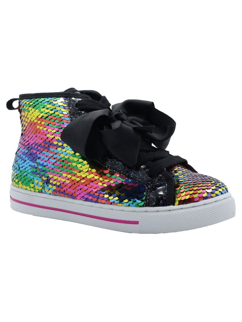 Rainbow Little Girls Sparkly Shoes Buy Rainbow Glitter Canvas Mary