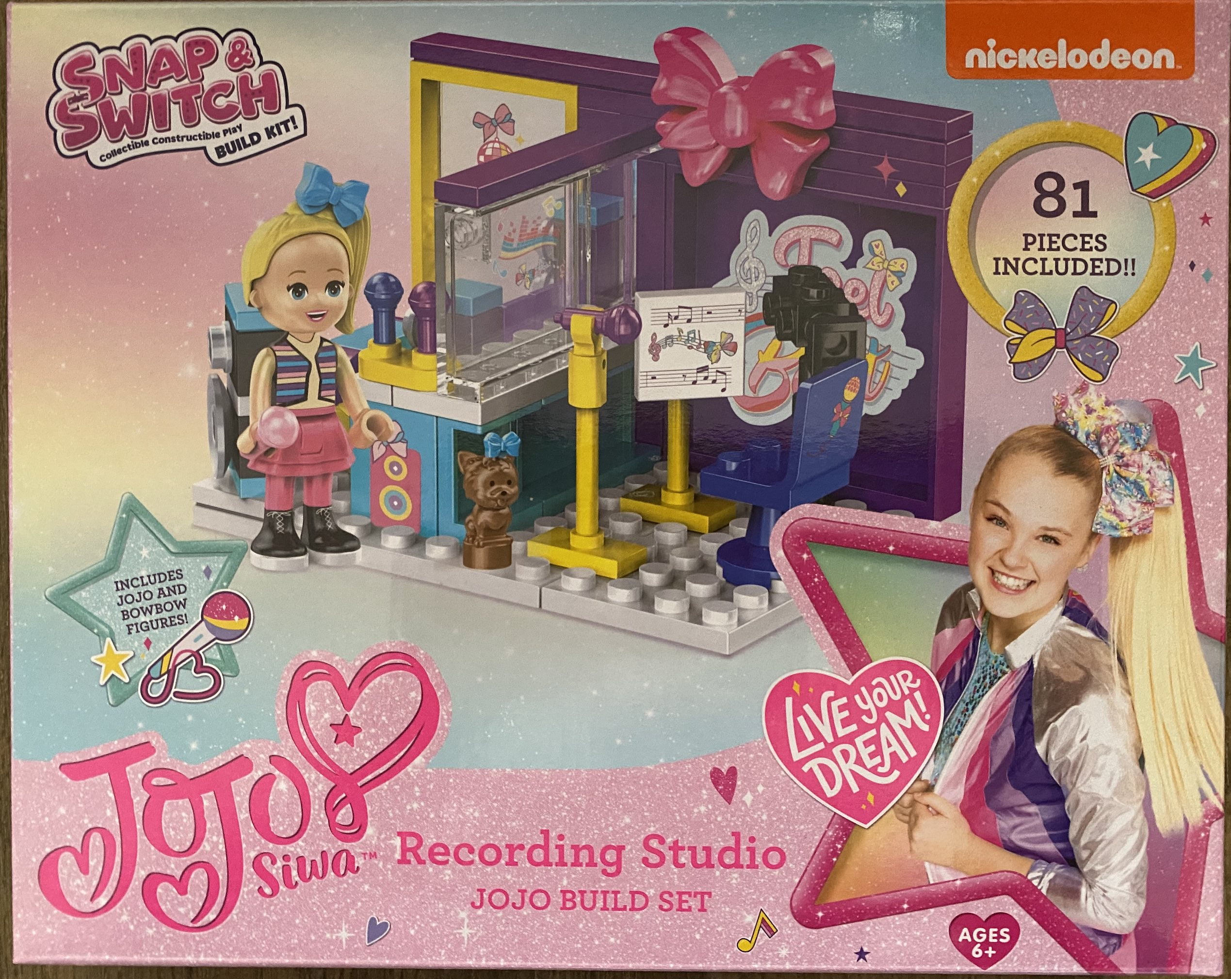 Jojo Siwa Recording Studio 81 Pieces Jojo Build Set