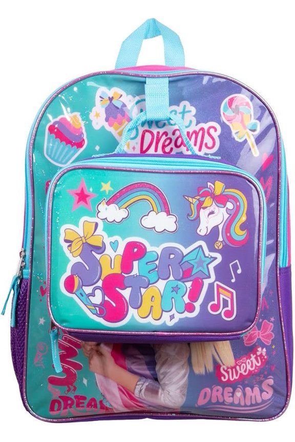Jojo Siwa Super Star Dreams 2-Piece 16" Kids Backpack Lunch Box Set