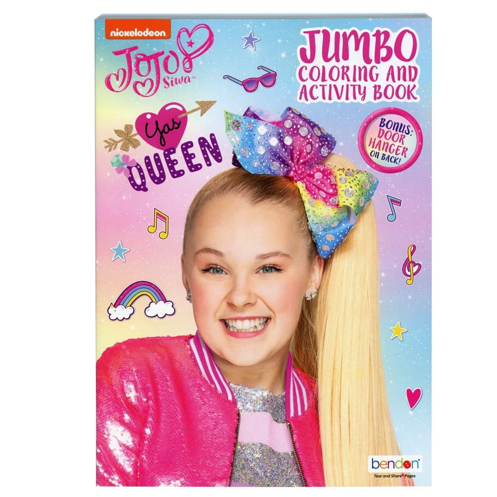 Jojo Siwa Value Jumbo Color & Activity 80pg Book - Walmart.com