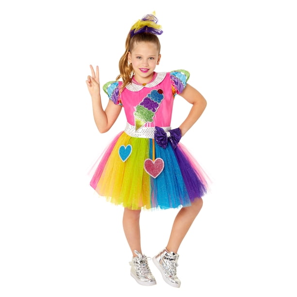 Jojo Siwa XOMG Ice Cream Halloween Costume for Children, Girls Size S (6), by Rubies
