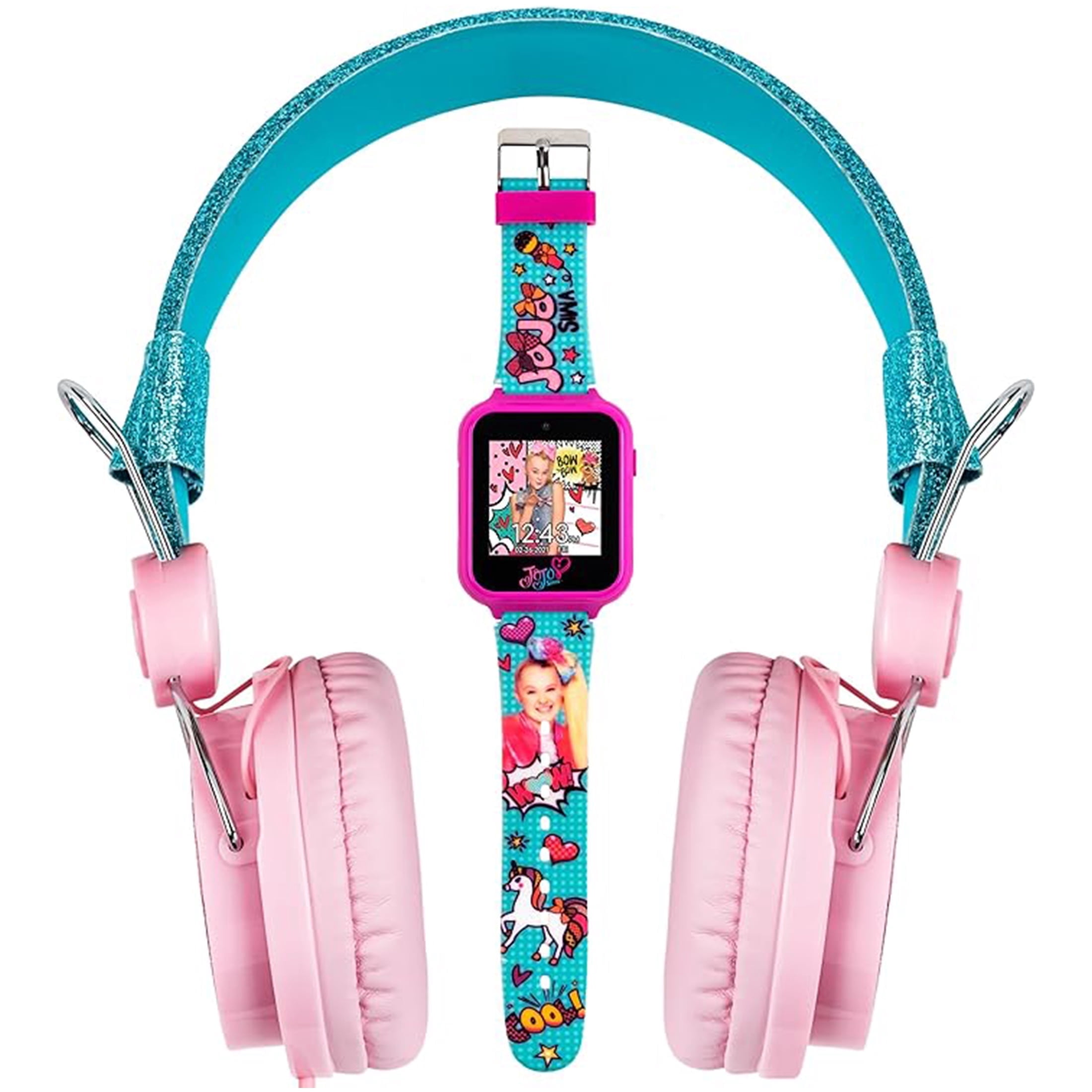 Jojo Siwa iTime Kids Interactive Smart Watch and Headphone Set