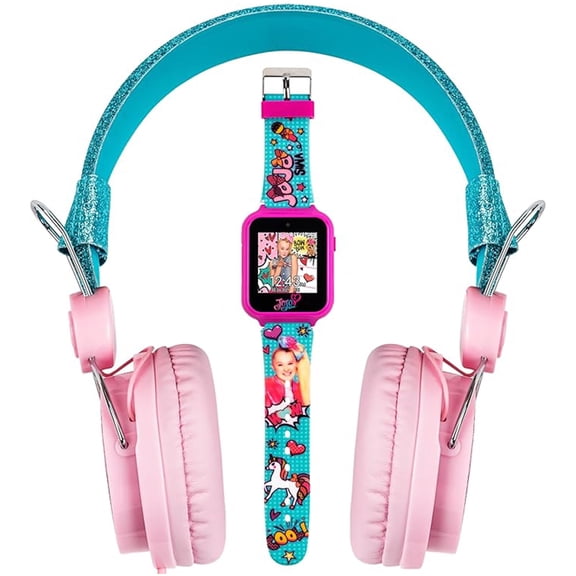 Jojo Siwa iTime Kids Interactive Smart Watch and Headphone Set