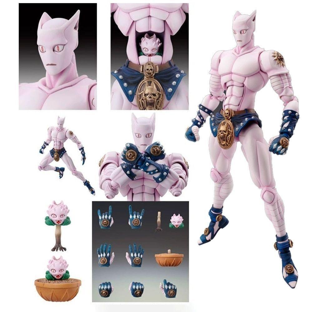 Killer Queen Action Figure – Statua Modello 16 Cm In PVC, Personaggio Anime Kira Yoshikage, Snodabile E Collezionabile - 2