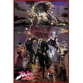 thumbnail image 1 of Jojo's Bizarre Adventure - Framed Manga TV Show Poster (Group) (Size: 24" X 36") (Red Plastic Frame), 1 of 6
