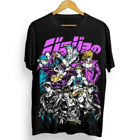 Jojo's Bizarre Adventure T-Shirt Anime Manga Graphic Design Shirt