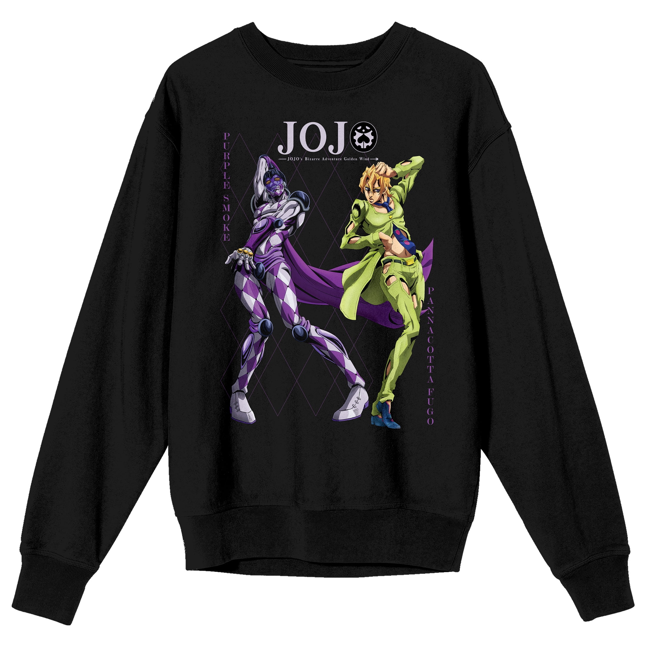Jojo's Bizarre Adventures Purple Haze & Fugo Crew Neck Long Sleeve