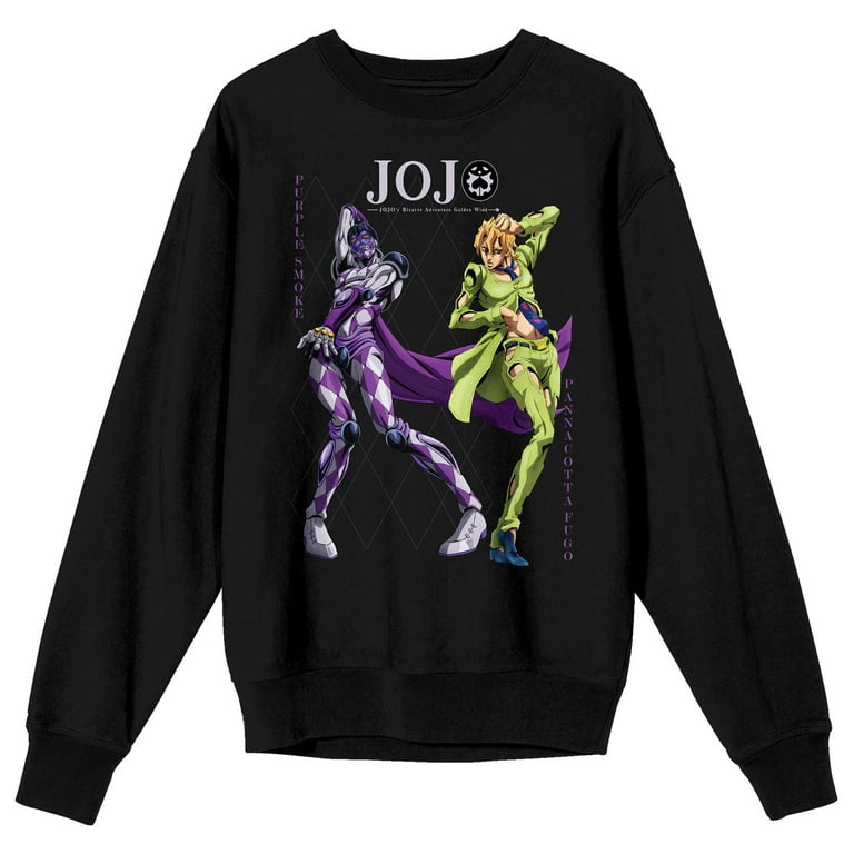 Jojo's Bizarre Adventures Purple Haze & Fugo Crew Neck Long Sleeve