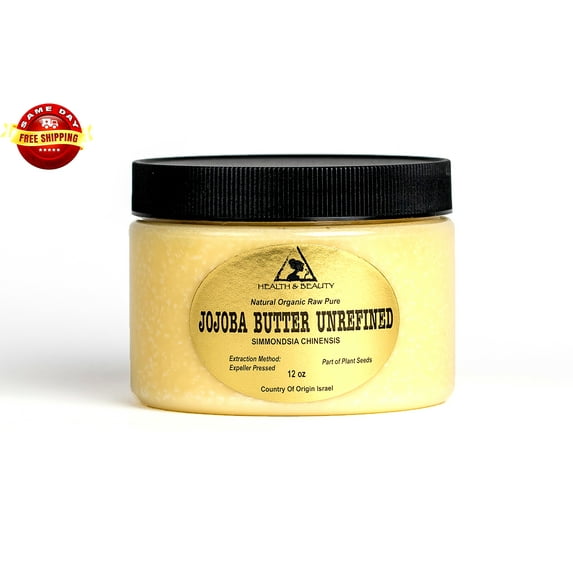 Jojoba Butter Unrefined Organic Virgin Expeller Pressed Raw Pure 24 oz