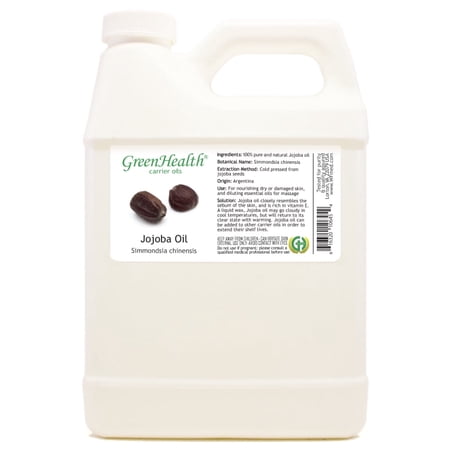 Jojoba Carrier Oil - 32 fl oz - White Plastic Jug w/ Cap