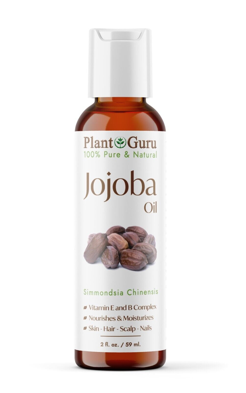 Jojoba Oil 2 oz Cold Pressed Carrier 100 Pure Natural For Skin, Body