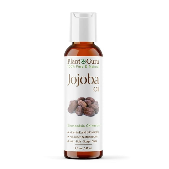 Jojoba Oil 2 oz Cold Pressed Carrier 100% Pure Natural For Skin, Body, Face, and Hair Growth Moisturizer. Great For Creams, Lotions, Lip balm and Soap Making