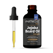 Natnique Men Jojoba Beard Oil Serum (1 oz) with Natural Vitamin E, Sunflower Seed & Tea Tree Oils. Organic, Pure, Natural, No Fillers.