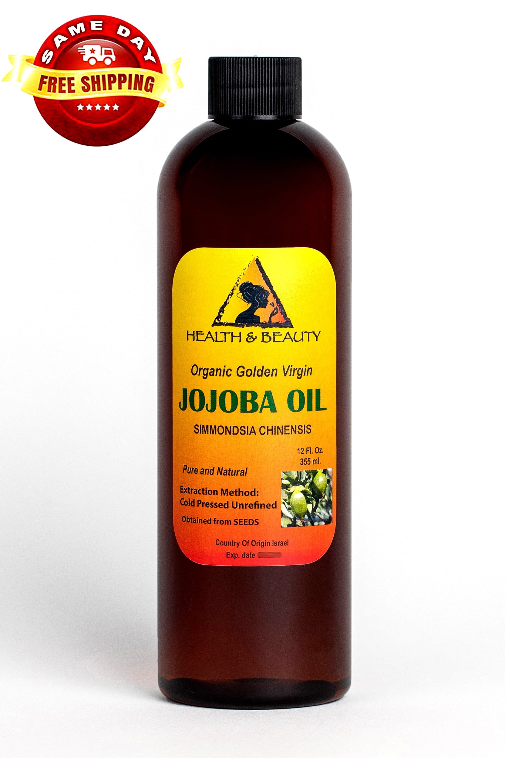 Jojoba Oil Golden Organic Carrier Unrefined Raw Virgin Cold Pressed Pure 36 oz