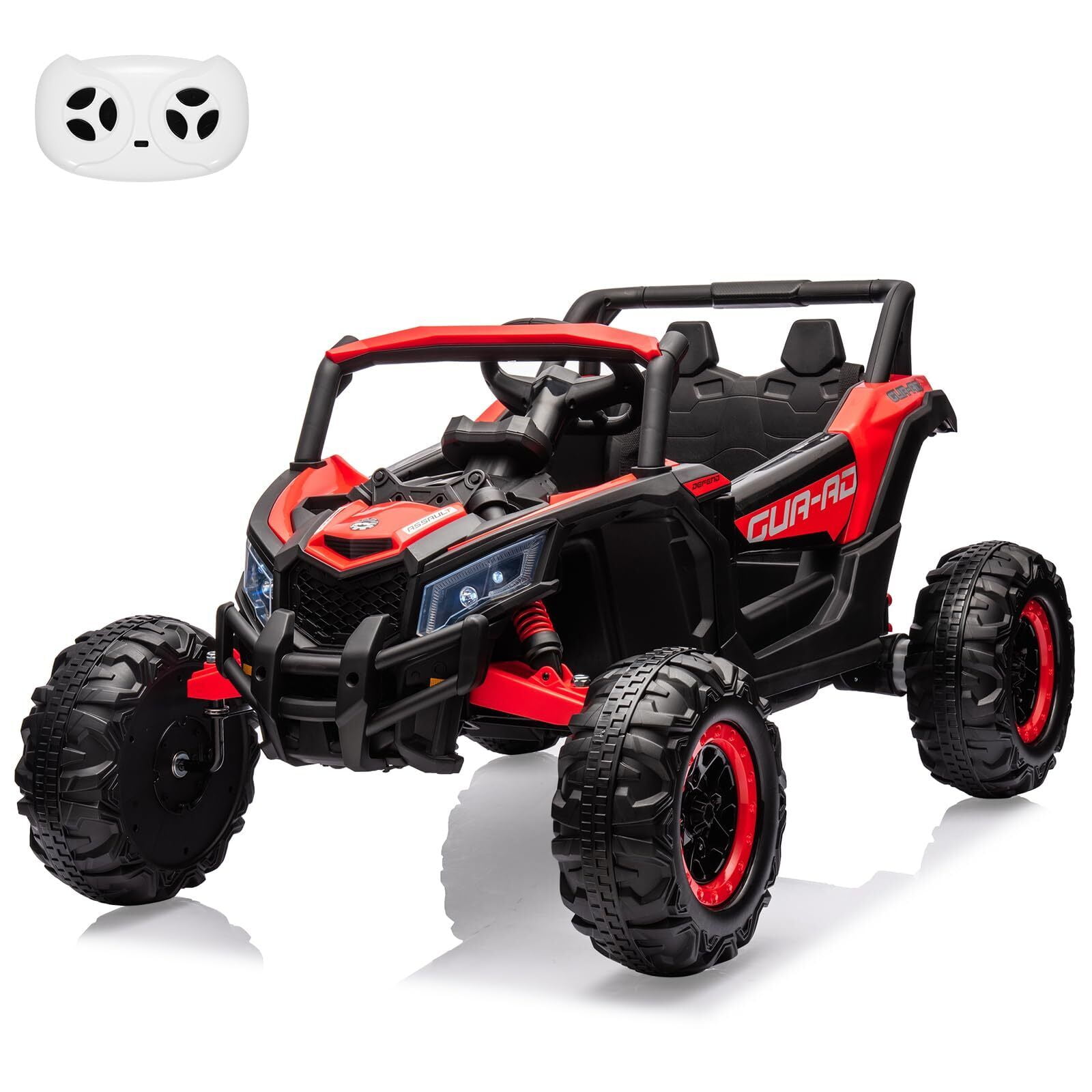 Red 24V Battery Powered Ride-On UTV Car with Remote Control