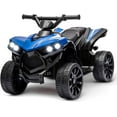 thumbnail image 1 of Jojoka 6V Kids ATV Ride on Car, Battery Powered Electric Ride on Toys for Toddlers with LED Lights, Music, Forward/Backward & Wear-Resistant Wheels, for 2- 5 Years Old Boys & Girls, Blue, 1 of 6