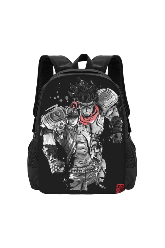 Jojos Bizarre Adventure Backpack Fashion Travel Backpack Laptop Backpack 16ch Simple And Large Capacity