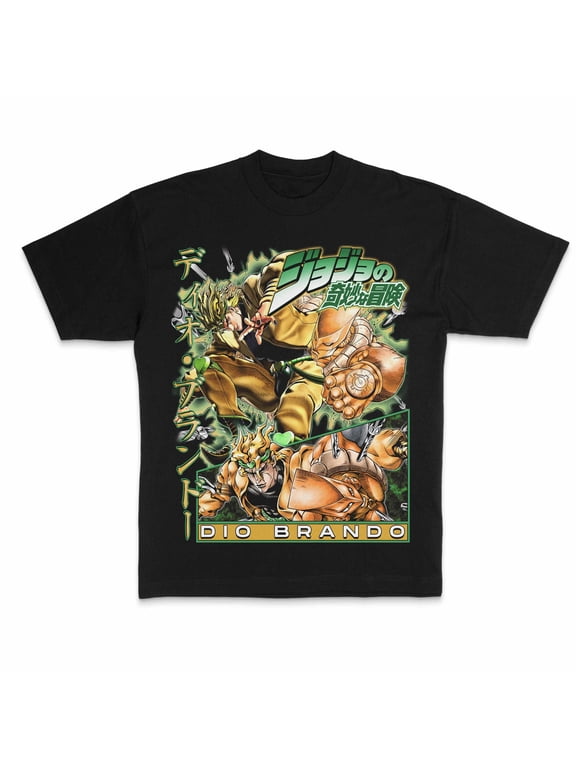 Jojos Bizarre Adventure Dio Brando T-Shirt Sizes S-5Xl GooGate