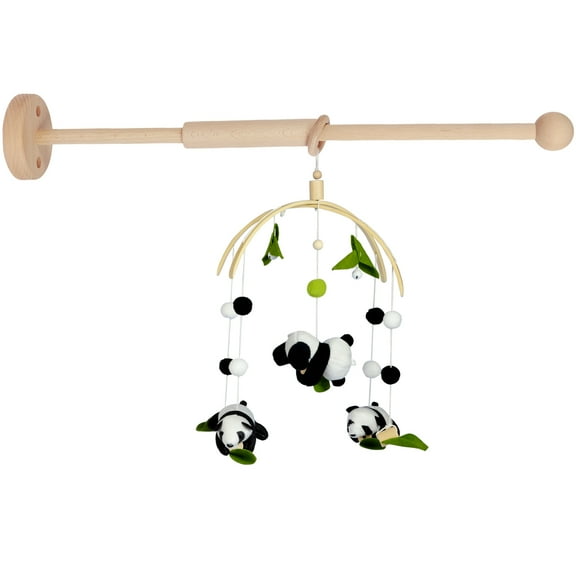 Jokapy Baby Crib Mobile Arm, Wooden Crib Mobile Holder, Wall Mounted Mobile Hanger, 21 inch