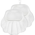 thumbnail image 1 of Jokapy Bath Pillow for Tub, Mesh Neck and Back Support Cushion with Suction Cups, White, 2 Pack, 1 of 10