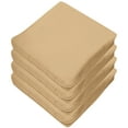 thumbnail image 1 of Jokapy Brown Outdoor Patio Chair Cushion Seat Pad Replacement Cover, 24" x 24", 4 Pack, Only Cover, 1 of 9