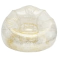 thumbnail image 1 of Jokapy Clear Inflatable Plastic Bean Bag Chair, 3 feet Round, Gold, 1 of 11