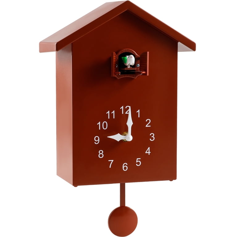 Jokapy Cuckoo Clock, Cuckoo Analog Wall Clock, Natural Bird Voices