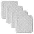 thumbnail image 1 of Jokapy Gray Geometric Outdoor Seat Pad Cover, Patio Chair Cushion Replacement Cover, 24 x 24, 4 Pack, 1 of 11