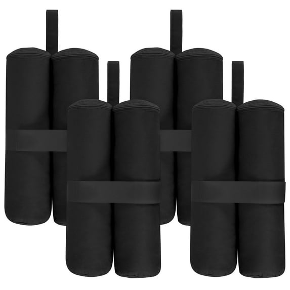 Jokapy Heavy Duty Pop up Canopy Weights Tent Sand Bags Outdoor, Black, Set of 4